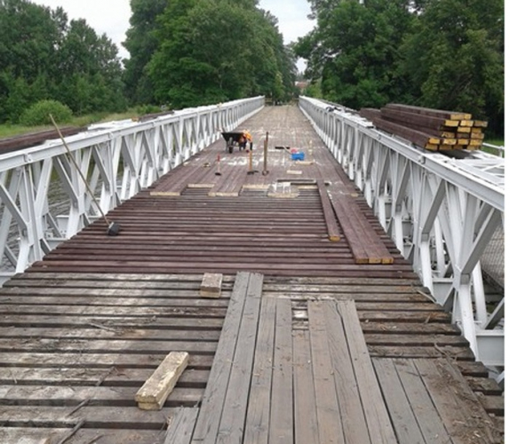 Rekonstrukce spojeneckého mostu ve Valech byla dokončena