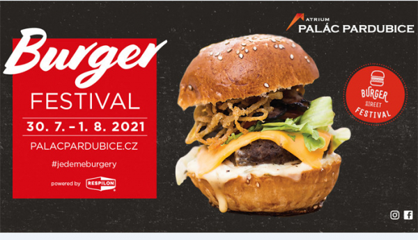 Burger Street Festival před Palácem Pardubice začne již 30. července
