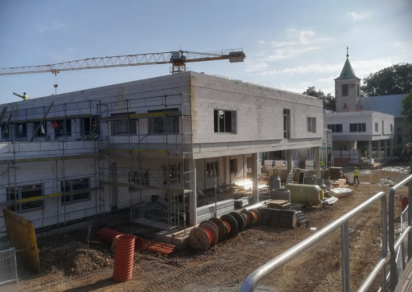 Nová nemocnice v Moravské Třebové se mění před očima