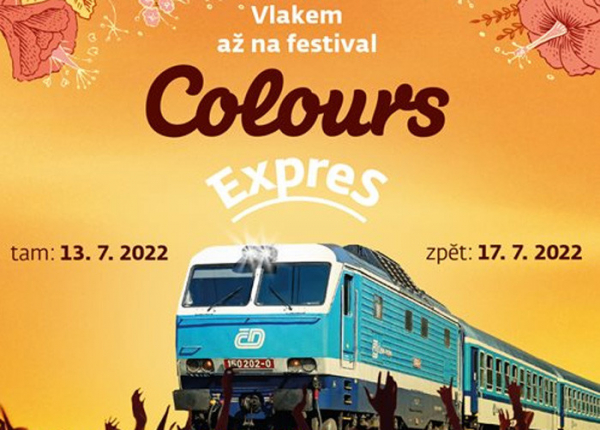 ČD: Speciální vlaky svezou návštěvníky na festival Colours of Ostrava