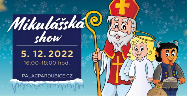 Přijďte do Paláce Pardubice na Mikulášskou show